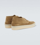 Loro Piana Flat Walk suede high-top sneakers