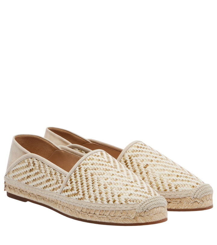 Photo: Manolo Blahnik Espadra raffia-effect espadrilles