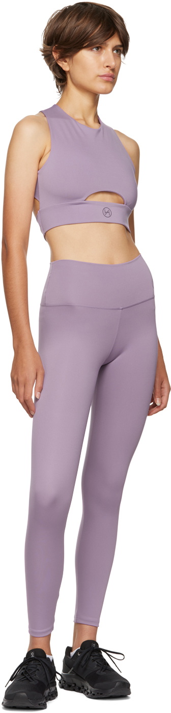HÉROS Purple 'The Mid' Leggings