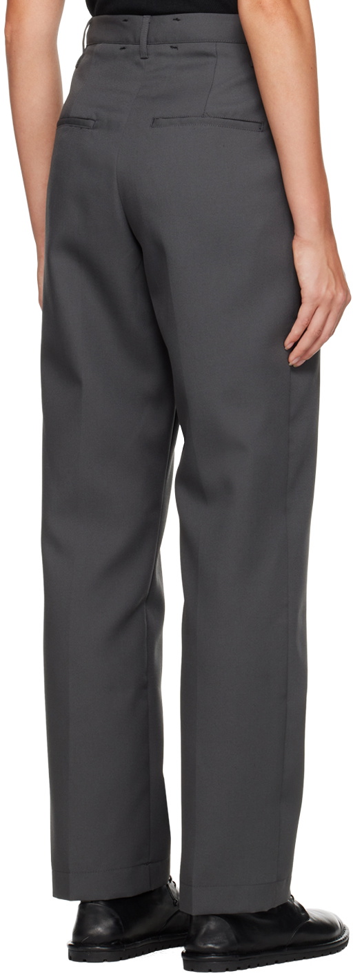 Song for the Mute Gray Pleated Trousers
