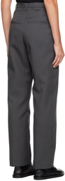 Song for the Mute Gray Pleated Trousers