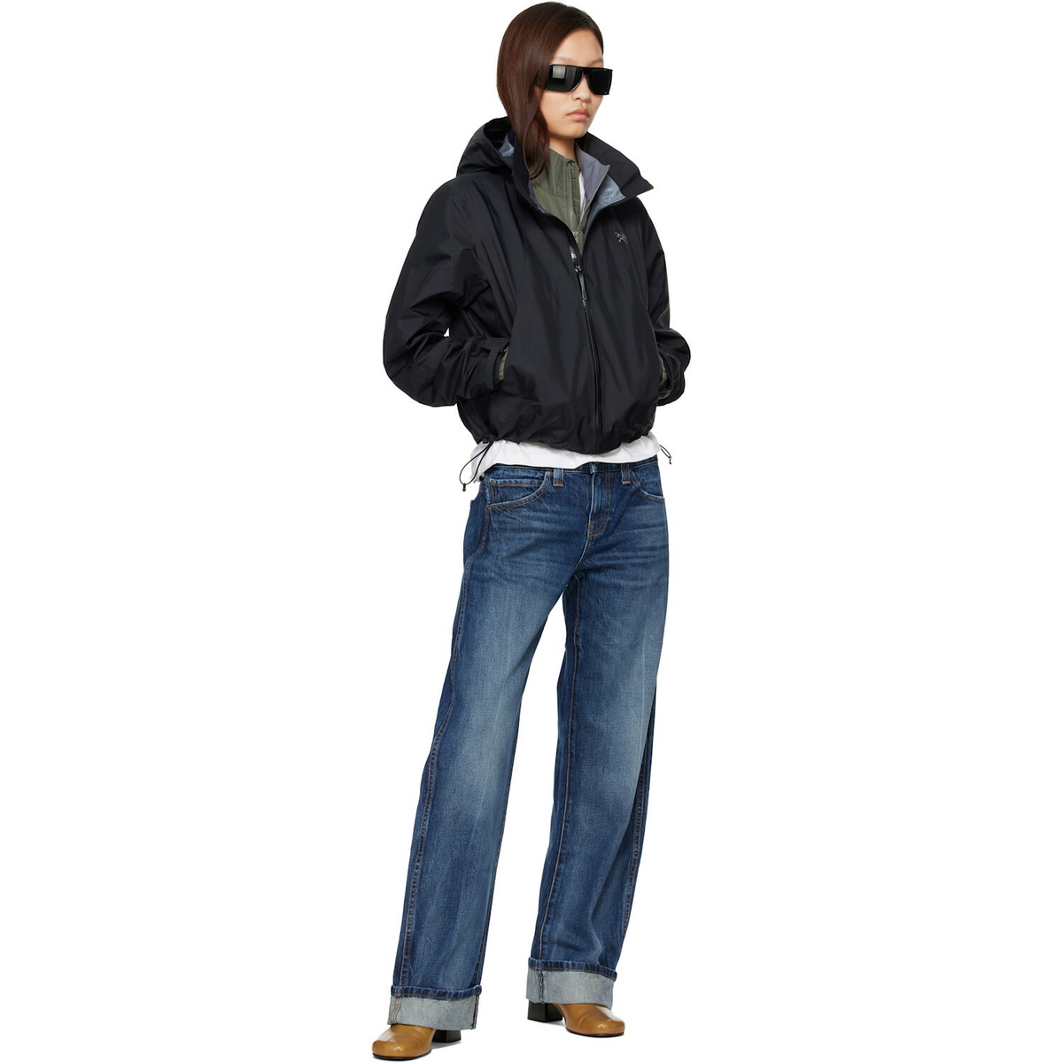 Arc'teryx Black Naya Cropped Jacket