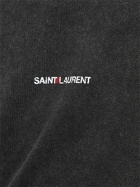 SAINT LAURENT - Logo Destroyed Cotton T-shirt