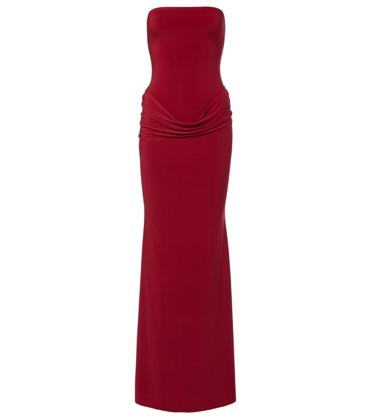 Photo: Bananhot Elice draped cotton maxi dress