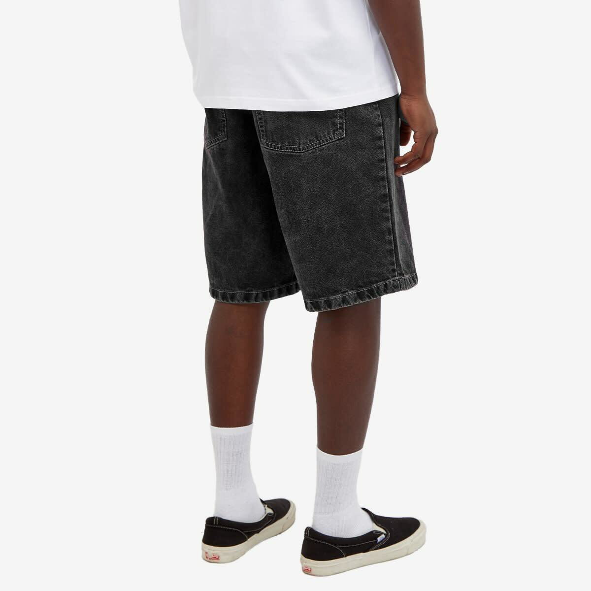 Polar Skate Co. Men's Big Boy Shorts in Silver Black Polar Skate Co.