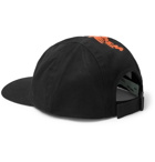 Off-White - Logo-Print Cotton-Twill Baseball Cap - Men - Black