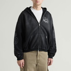 Represent Men's Beach Boys Endless Summer Zip Through Hoodie in Stained Black