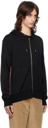 Paul Smith Black Signature Stripe Hoodie