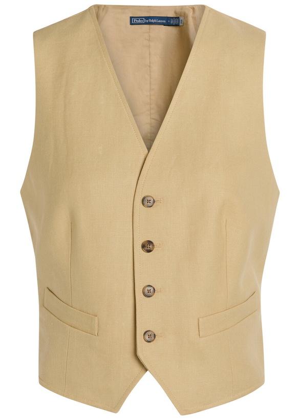 Photo: Polo Ralph Lauren Hemp Vest Tan