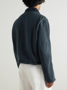 Les Tien - Cotton-Jersey Zip-Up Jacket - Black