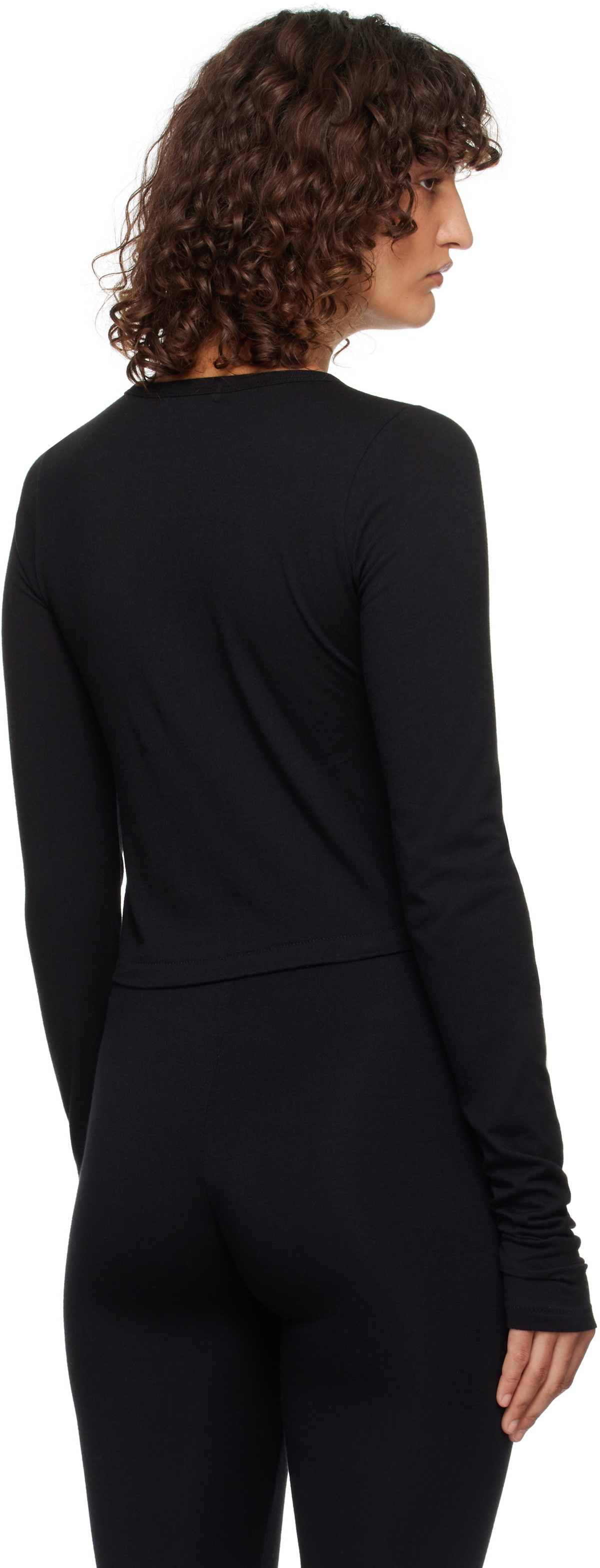 ÉTERNE Black Long Sleeve Baby T-Shirt