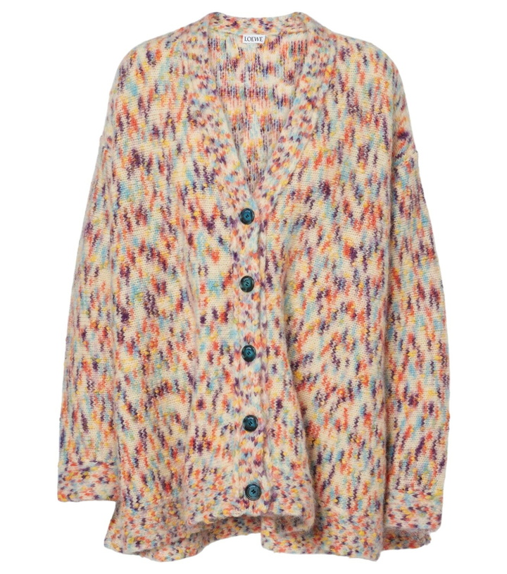 Photo: Loewe Wool, mohair, and cotton-blend cardigan