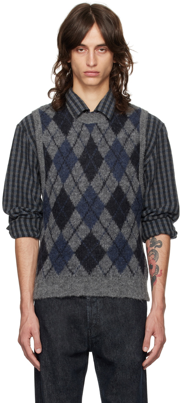 OUR LEGACY Gray Formal Vest Our Legacy