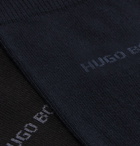 Hugo Boss - Three-Pack Stretch Cotton-Blend Socks - Men - Multi