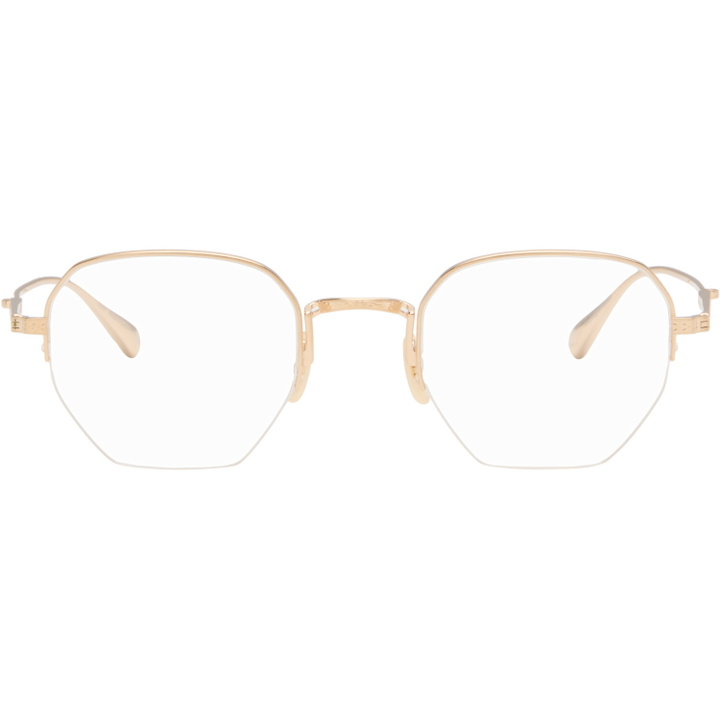 Photo: Garrett Leight Gold Alma Glasses