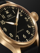 IWC Schaffhausen - Big Pilot's 43 MR PORTER Edition 1 Limited-Edition Automatic Bronze and Alcantara Watch, Ref. IW329703 - Black