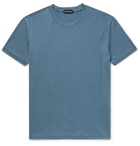 TOM FORD - Lyocell and Cotton-Blend Jersey T-Shirt - Blue