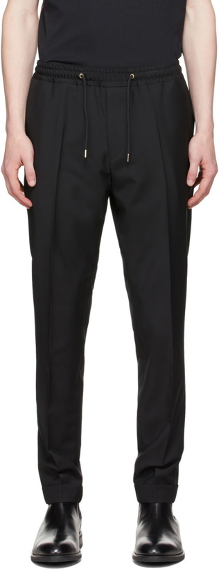 Photo: Paul Smith Black Wool Drawstring Trousers