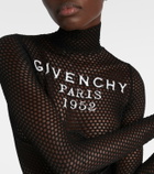 Givenchy Logo mesh bodysuit