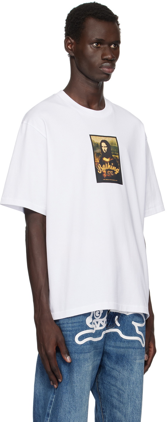 ◆BAPE◆ Water Print Ape Head Relaxed Fit T-Shirt M WHITE 00 WATER PRINT APE HEAD RELAXED FIT TEE MENS – us.bape.com