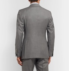 TOM FORD - O'Connor Slim-Fit Super 110s Sharkskin Wool Suit Jacket - Gray