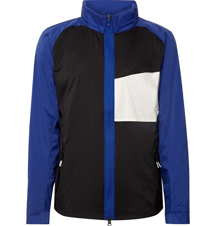 Photo: Nike Golf - Shield Colour-Block Nylon Golf Jacket - Blue