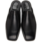 System Black Metal Tab Loafers