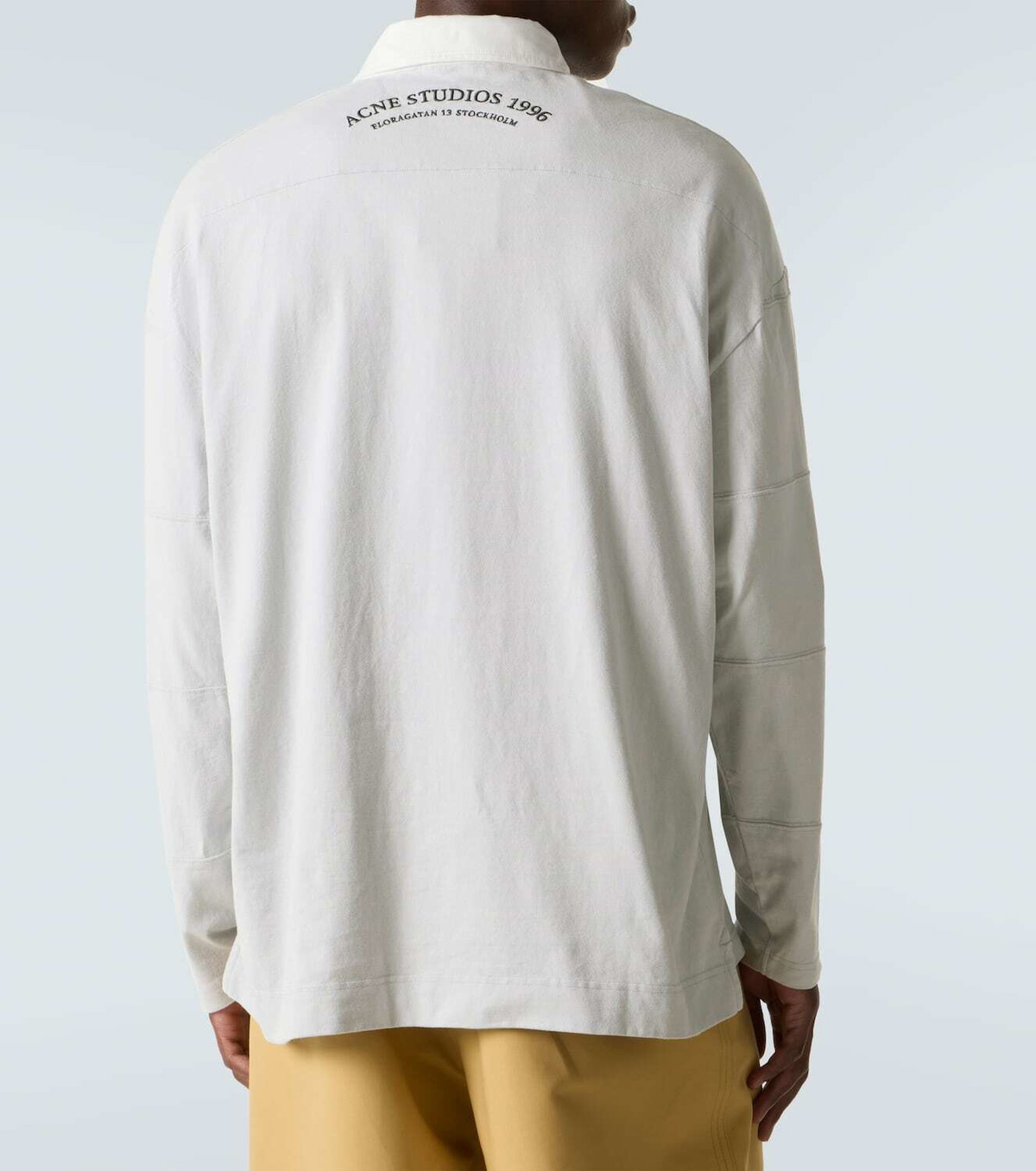 Acne Studios Logo cotton polo shirt