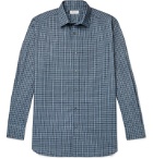 Charvet - Checked Cotton Shirt - Blue