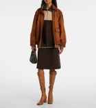 Miu Miu Leather knee-high boots
