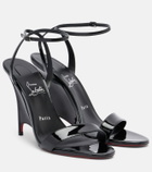 Christian Louboutin Miss Z patent leather wedge sandals