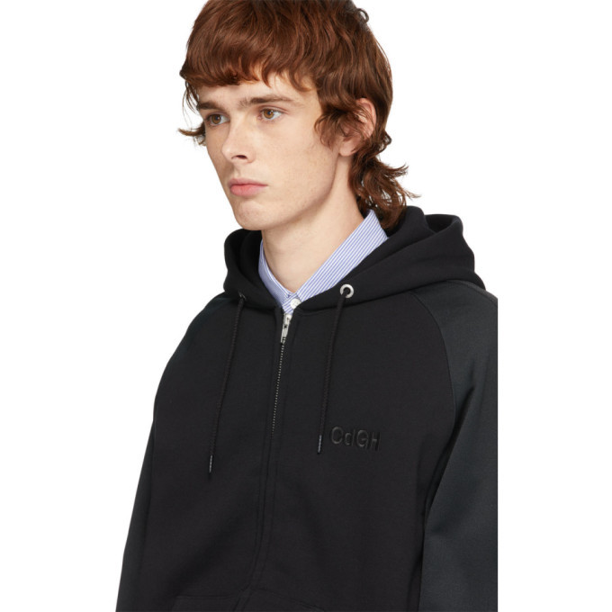 COMME DES GARÇONS HOMME, Quilted Sleeve Zip Up Hoodie, Men