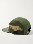 WTAPS - Logo-Appliquéd Panelled Camouflage-Print Cotton Baseball Cap