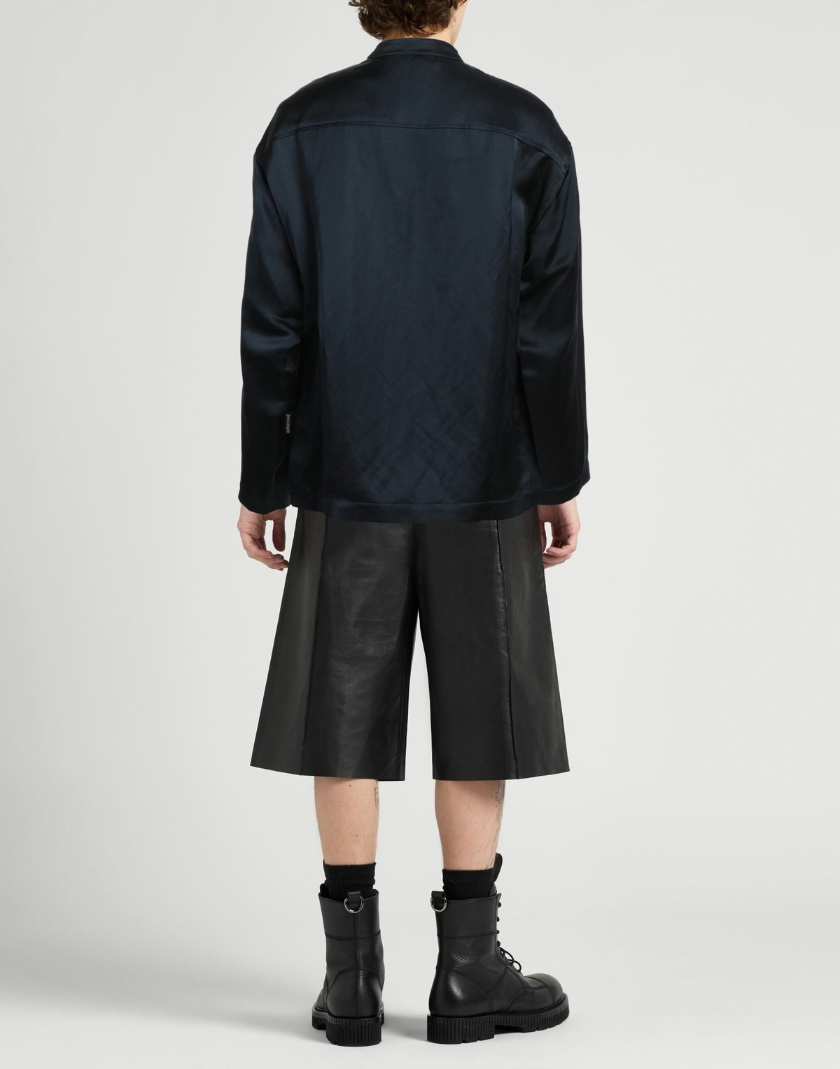 Palm Angels Mens Shirt Midnight in Blue