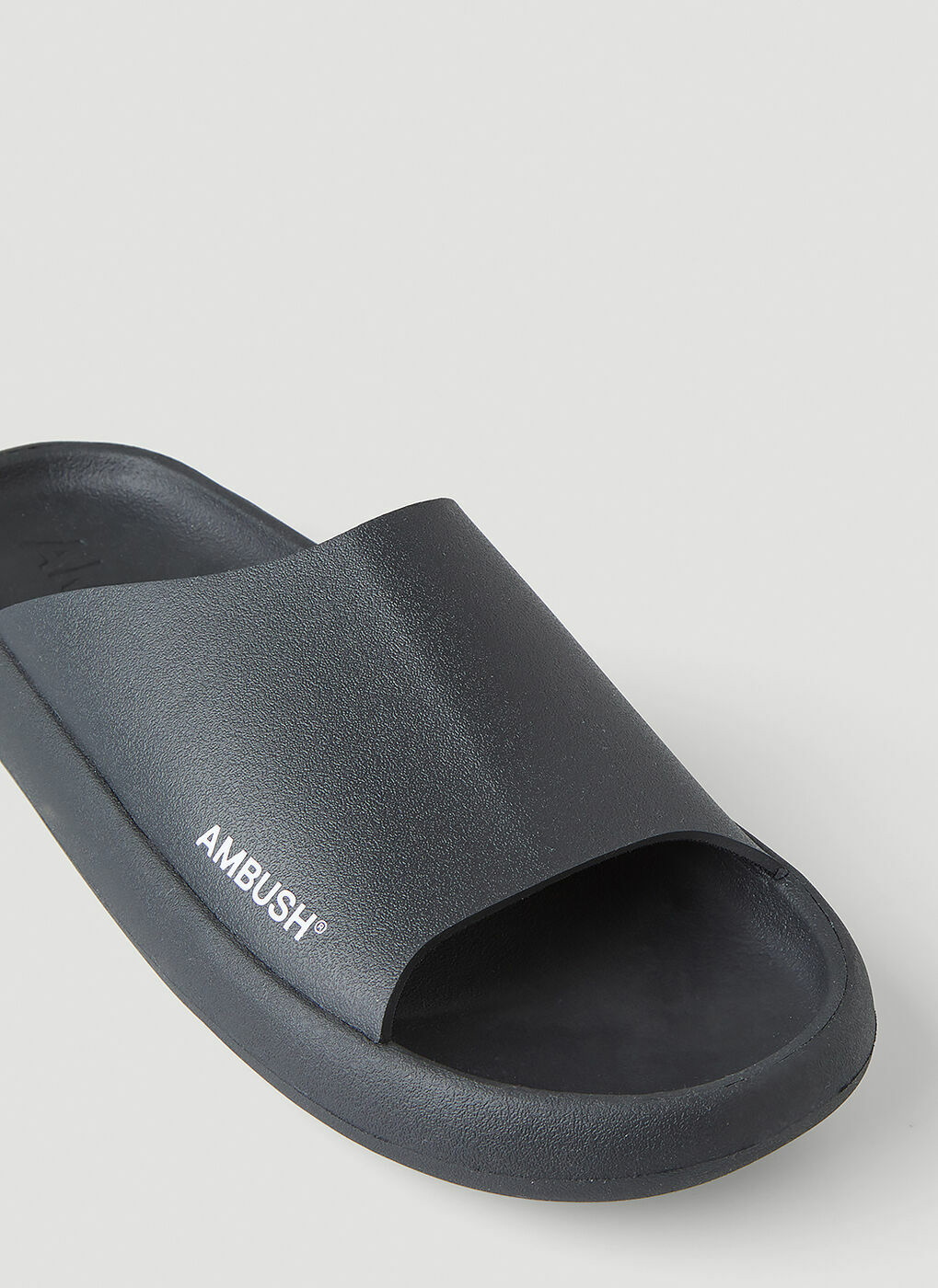 AMBUSH logo-quilted slides - Black