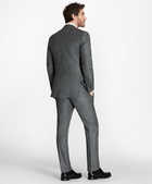 Brooks Brothers Men's Regent Fit Plaid 1818 Suit | Light Grey