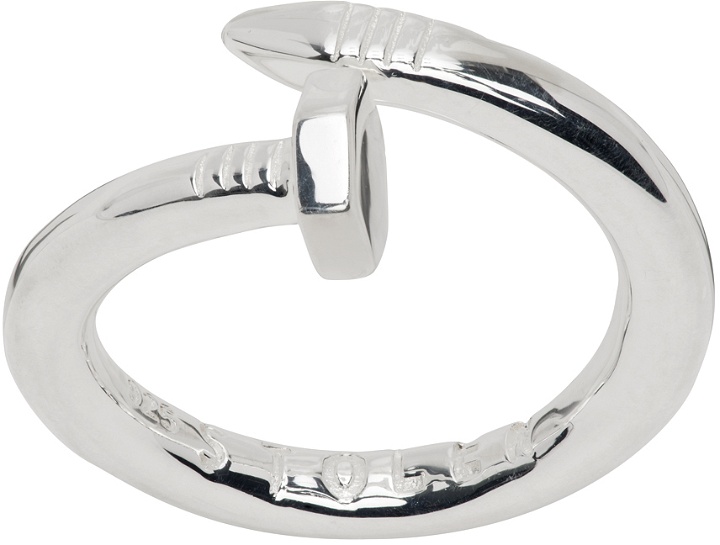 Photo: Stolen Girlfriends Club Silver Twisted Bolt Ring