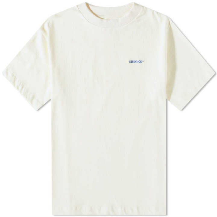 Photo: Checks Downtown Men's Classic Logo T-Shirt in Cream