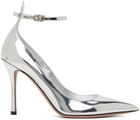 Valentino Garavani Silver Tan-Go 100 Heels