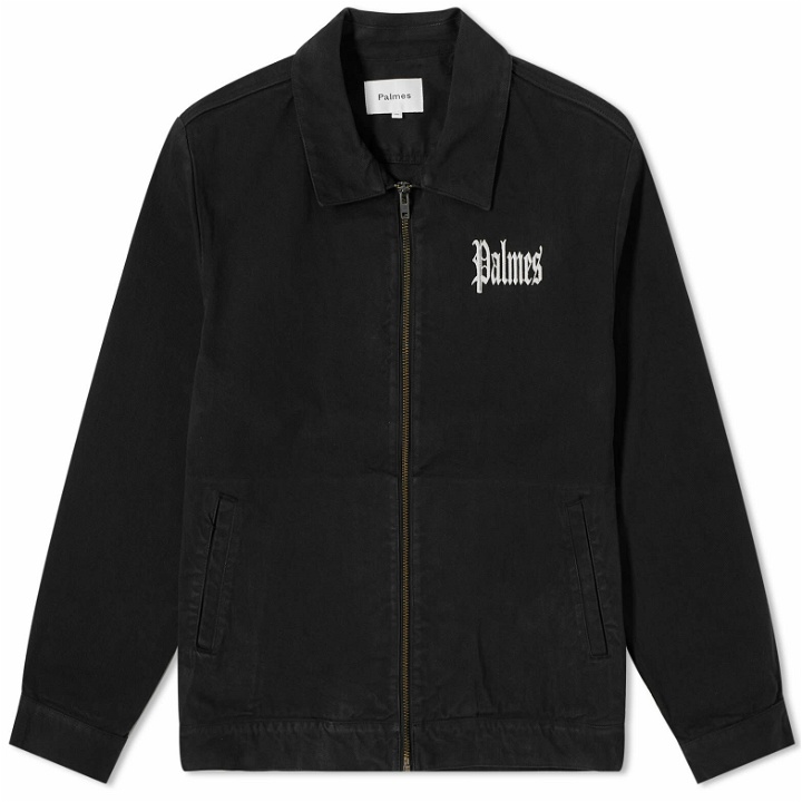 Photo: Palmes Men's Olde Zip Jacket in Black/Off-White