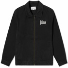 Palmes Men's Olde Zip Jacket in Black/Off-White