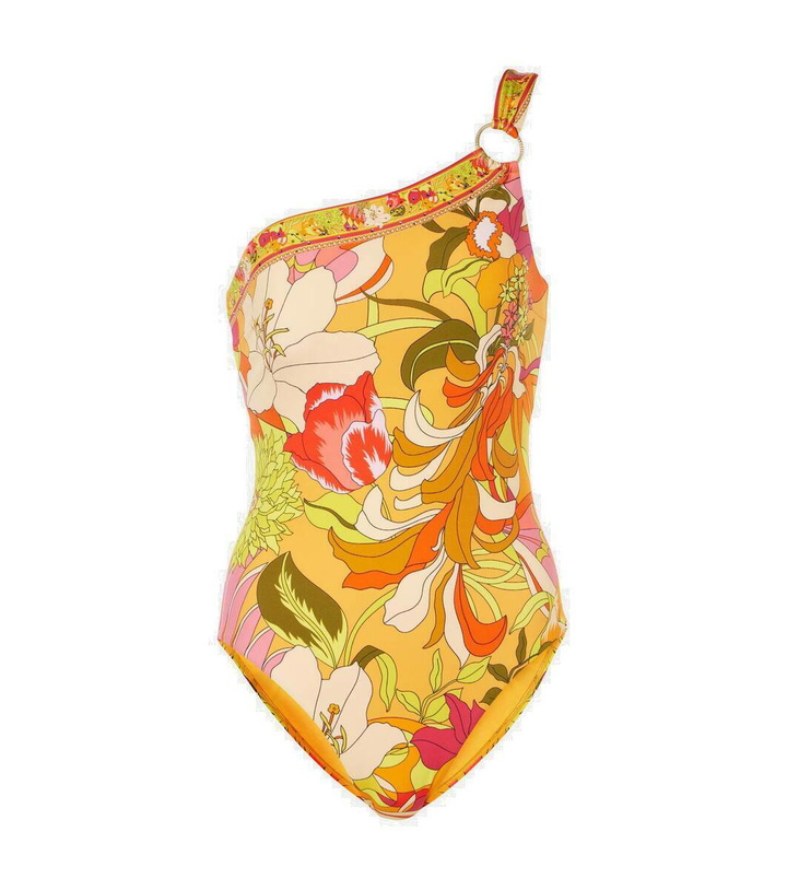 Photo: Camilla Embellished one-shoulder swimsuit
