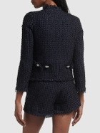 DSQUARED2 - Tweed Bouclé Collarless Jacket