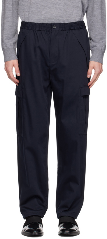 Photo: Burberry Navy Capleton Cargo Pants