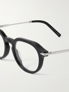 Dior Eyewear - DiorBlackSuitoR10I Round-Frame Acetate and Silver-Tone Metal Optical Glasses