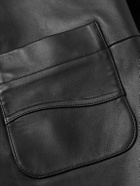 Stòffa - Wave Leather Jacket - Black