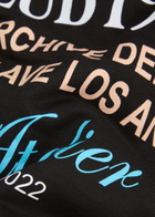 Club 1984 La Dept Printed Cotton Sweatshirt Black