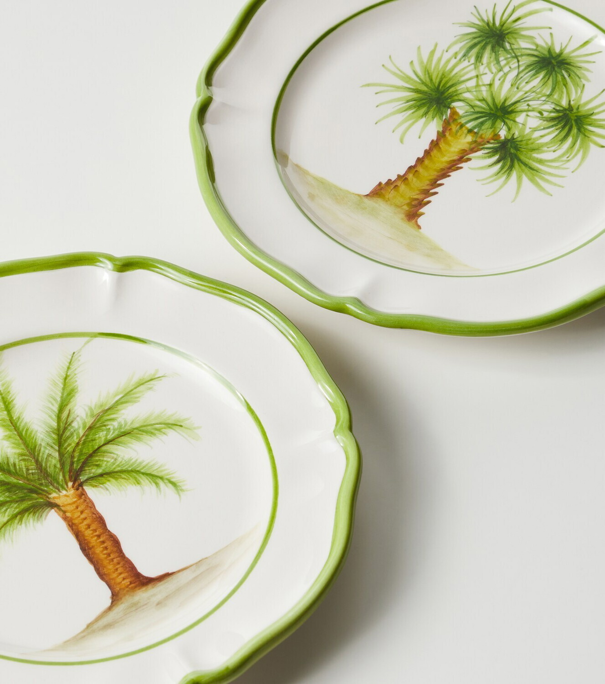 Les-Ottomans Set of 4 ceramic dessert plates