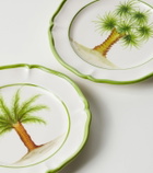 Les-Ottomans Set of 4 ceramic dessert plates