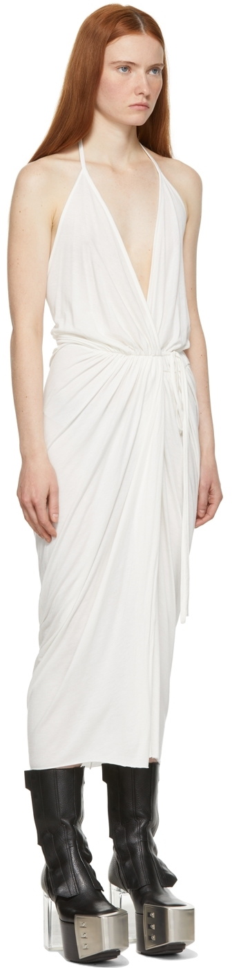 Rick Owens Lilies White Halter Vered Dress Rick Owens Lilies